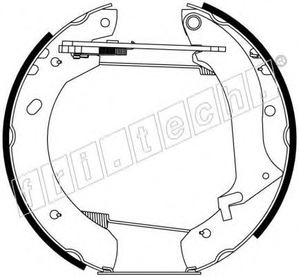 fri.tech. 16290 Brake Shoe Set